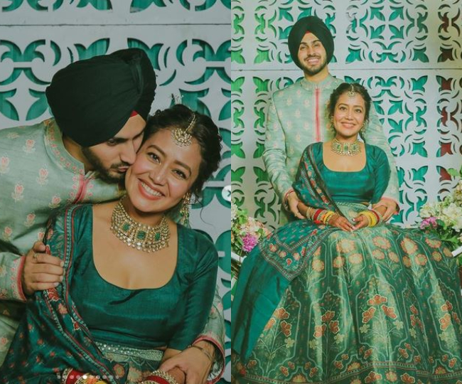 Neha Kakkar ने शेयर की मेहंदी सेरेमनी की तस्वीरें, इस अदांज में लिखवाया होने वाले पति का नाम